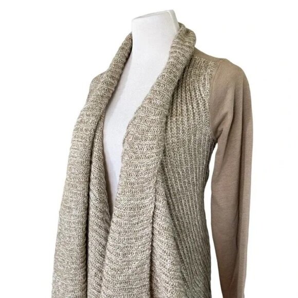 Prana Beige and Cream Cardigan Sweater - Picture 4 of 8